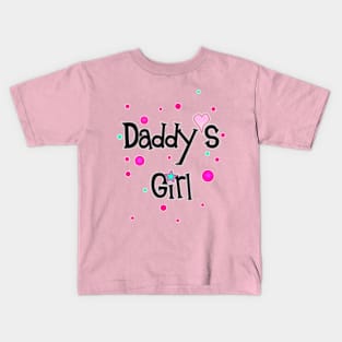 Daddy's Girl (Glitter) Kids T-Shirt